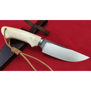 РІГ ЛОСЯ ІІ ексклюзивний ніж ручної роботи майстра студії RUSLAN KNIVES, купити замовити в Україні (Сталь N690™ 60 HRC). Photo 3